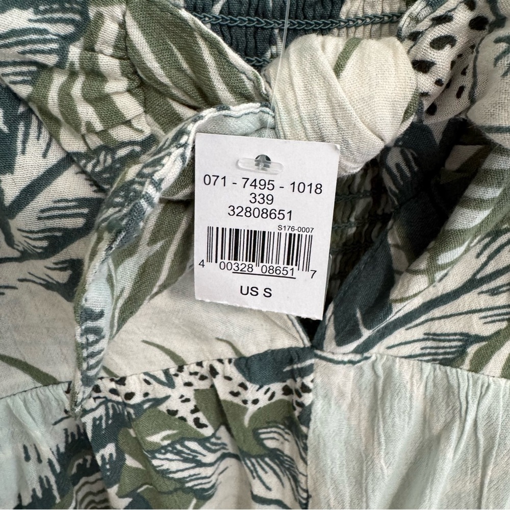 Aerie NWT Palm Print Tropical Jumpsuit - Picture 3 of 7